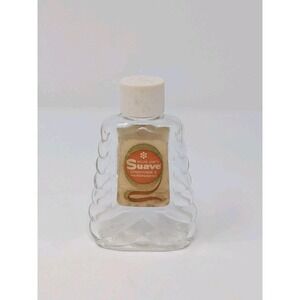 Vintage Helene Curtis SUAVE Hair Conditioner and Hairdresser Cream GLASS BOTTLE